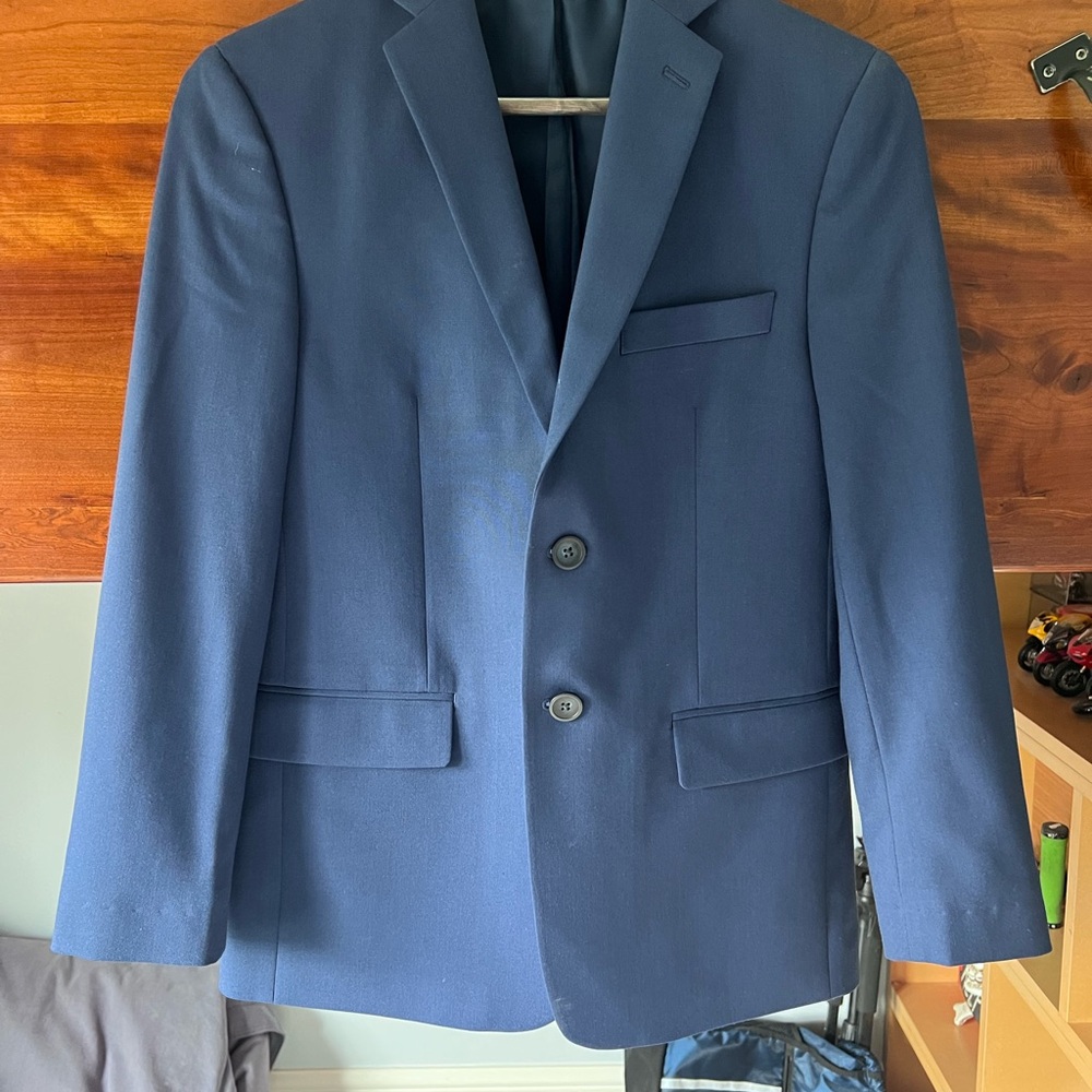 Marc New York  - Boys shark fin blue suit